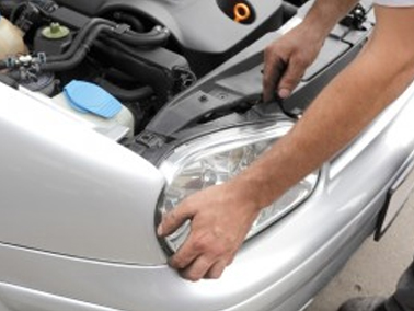 car headlight bulb replacement